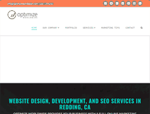 Tablet Screenshot of optimizeworldwide.com